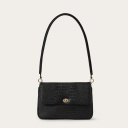 Hali Bag S, black lizard